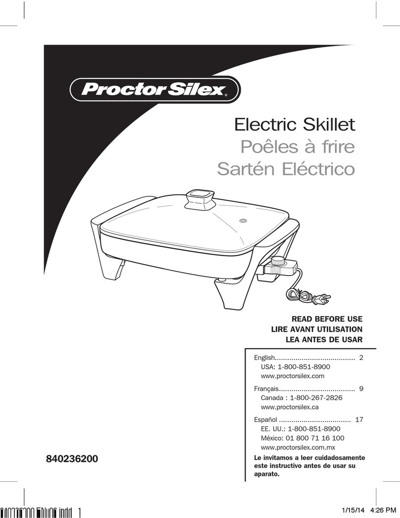 Proctor-Silex 38526 User manual