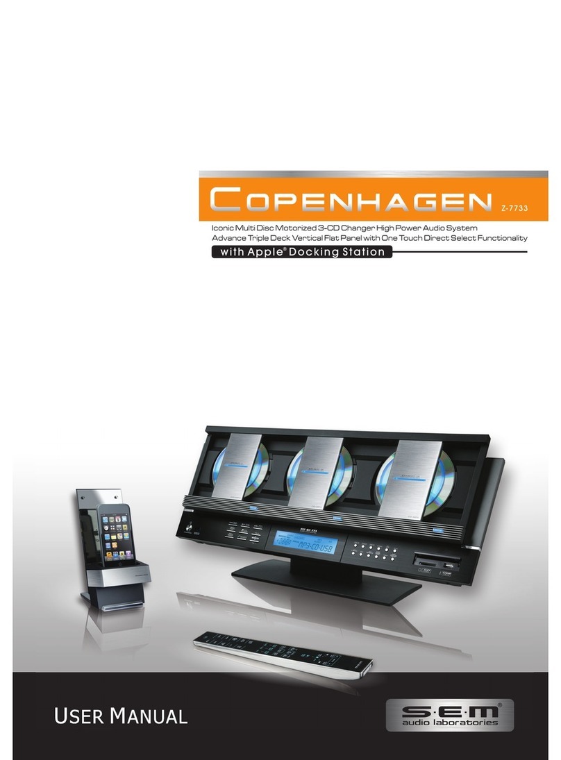 SEM copenhagen z-7733 user manual