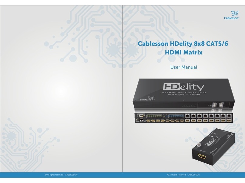 Cablesson HDelity user manual