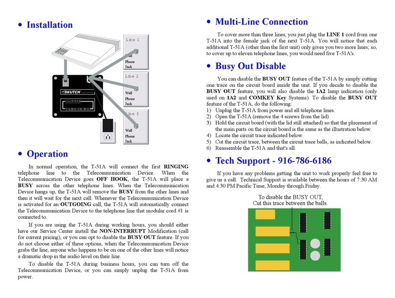 SKUTCH T-51A manual