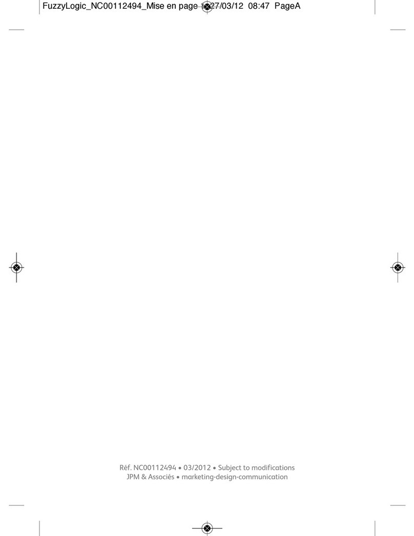 TEFAL FUZZY LOGIC User manual