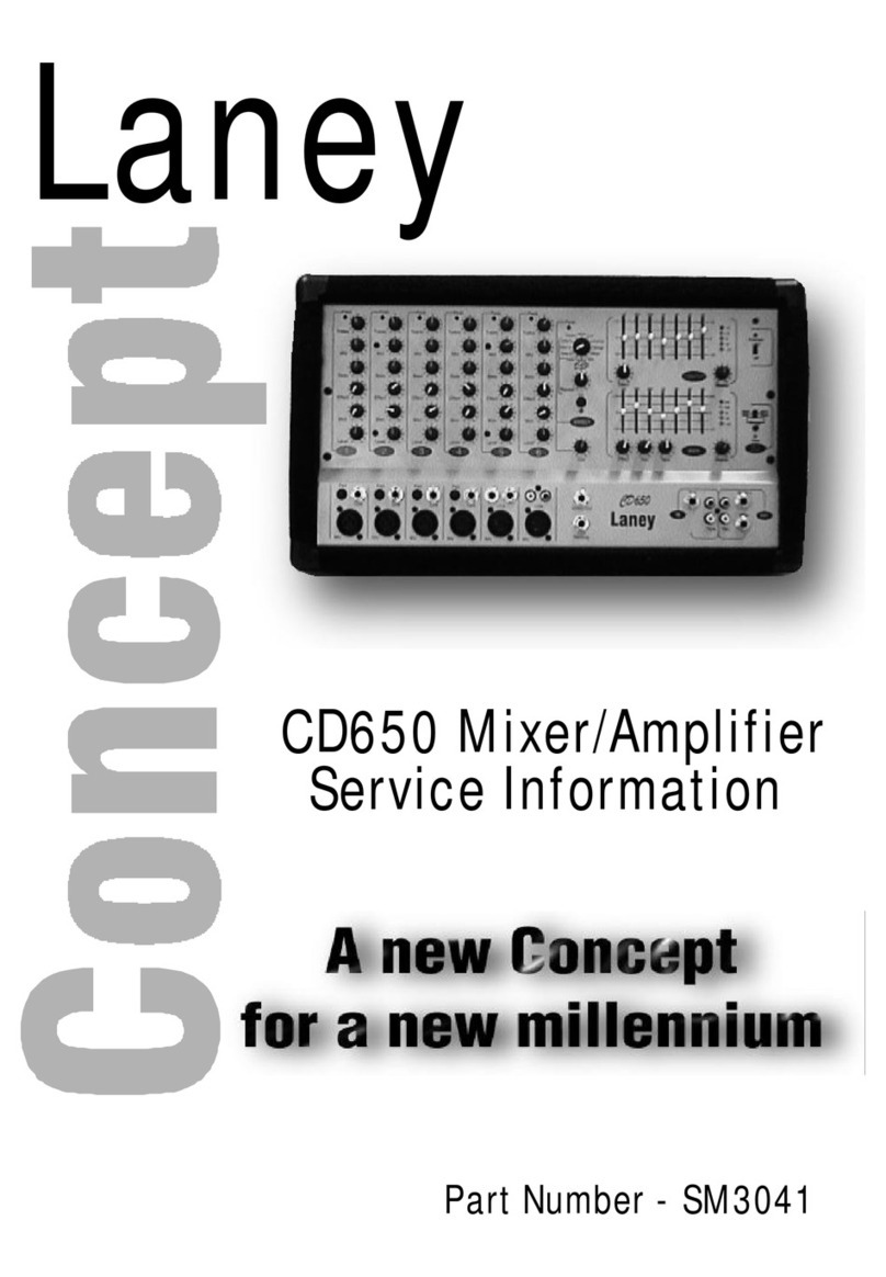 Laney CD650 Service information