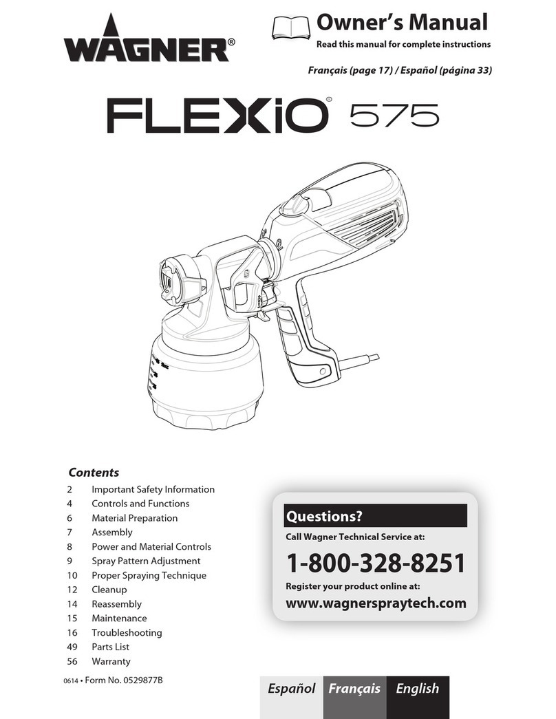 WAGNER Flexio 575 User manual