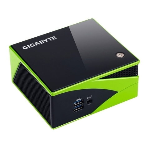 Gigabyte BRIX quick start guide