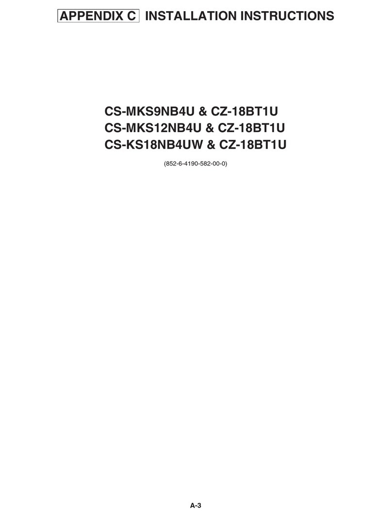Panasonic CS-MKS9NB4U User manual