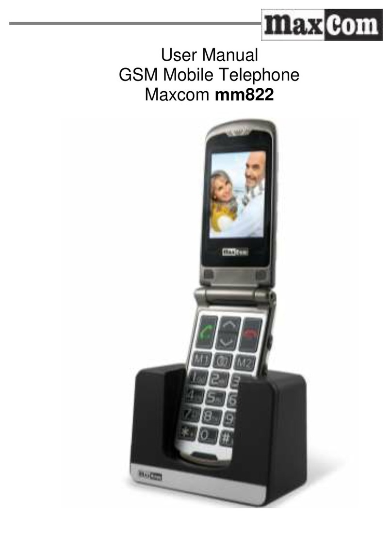 Maxcom mm822 User manual Maxcom mm822 User manual