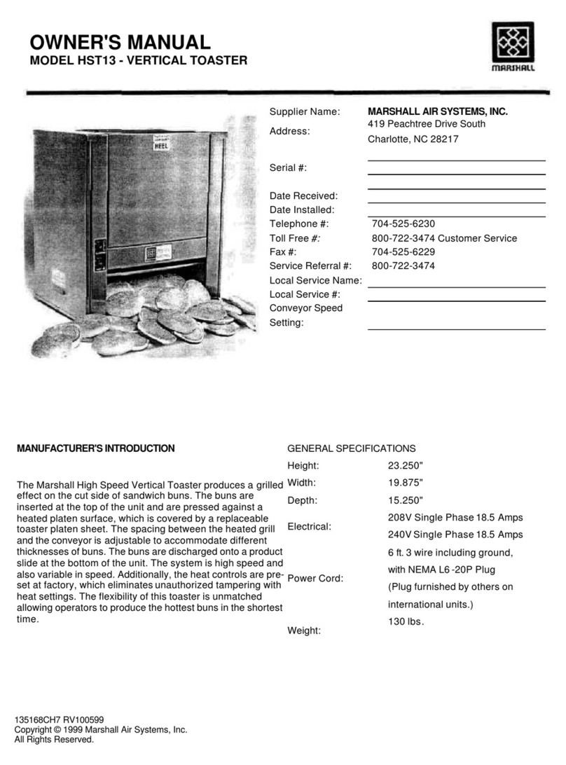 Marshall Amplification HST13 owner's manual