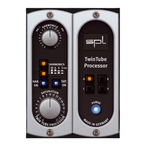 SPL TwinTube 2920 manual