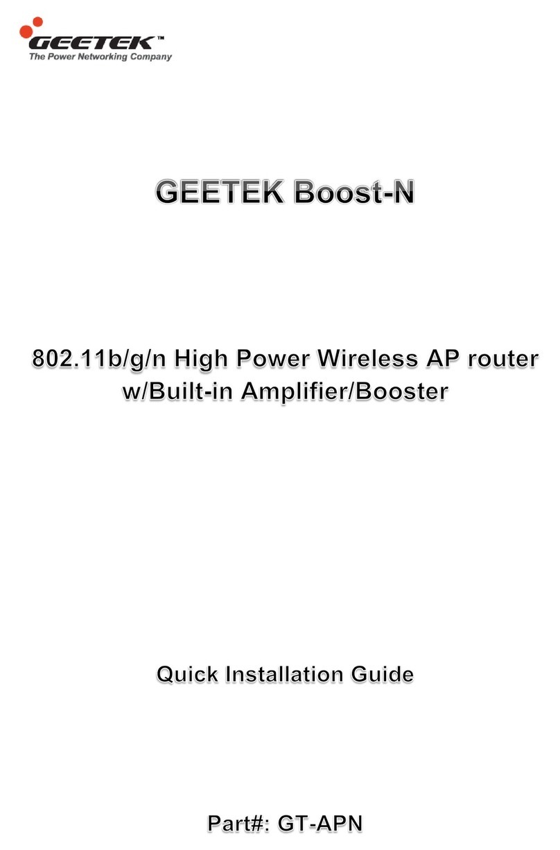 geetek Boost-N Quick installation guide geetek Boost-N Quick installation guide