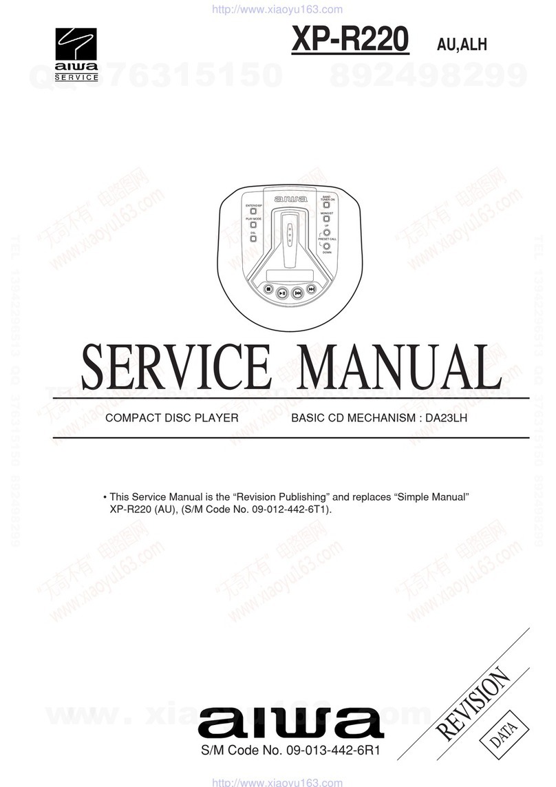 Aiwa XP-R220 Service manual