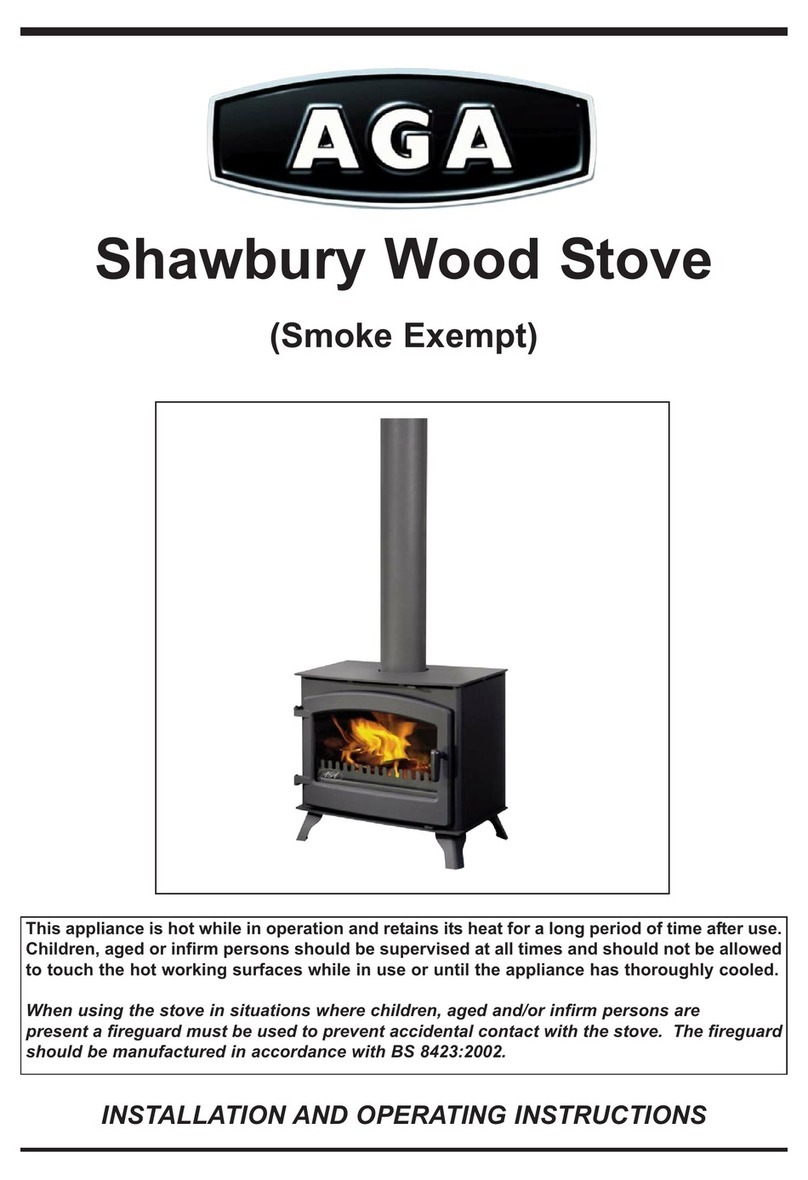 AGA Shawbury Installation and operating insctructions