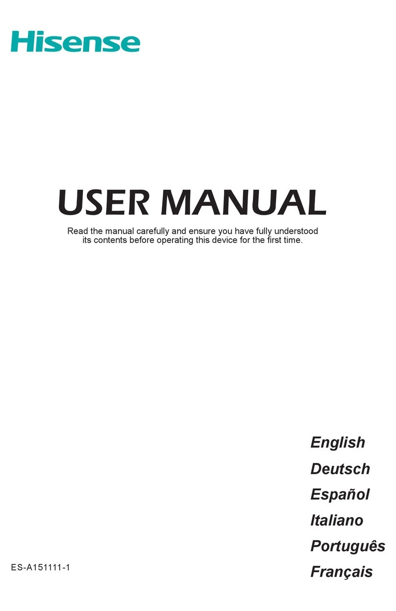 Hisense 65XT910 User manual Hisense 65XT910 User manual
