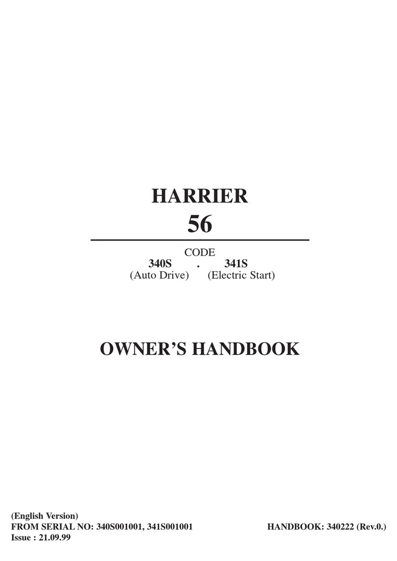 Hayter Harrier 56 340S Owner's handbook
