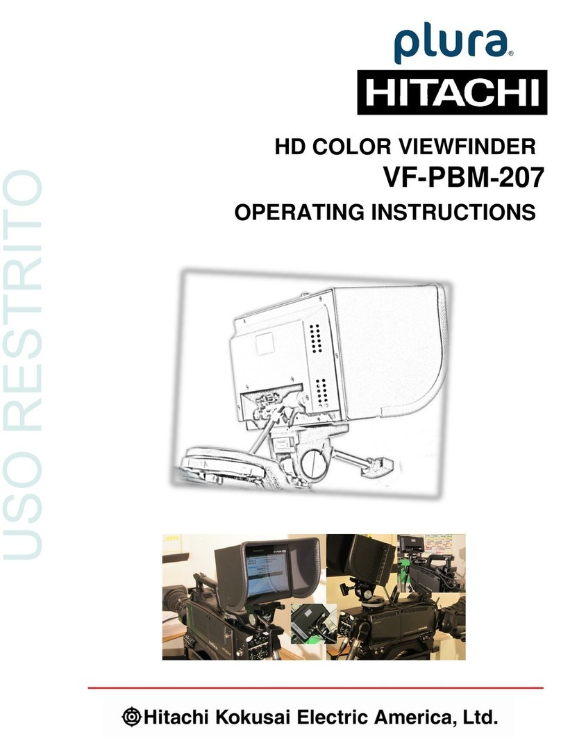 Plura VF-PBM-207 operating instructions