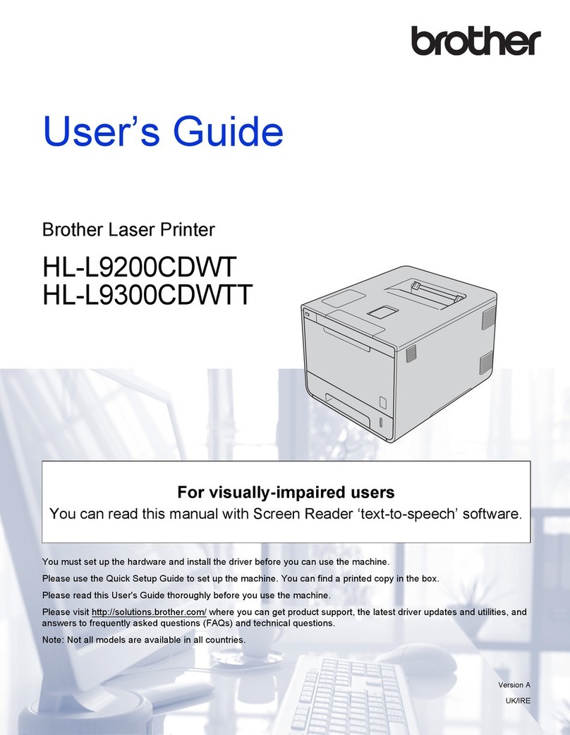 Brother HL-L9200CDW(T) HL-L9300CDW(T) User manual