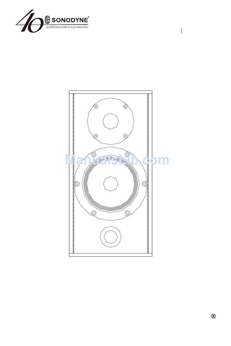 Sonodyne Avant 150 owner's manual
