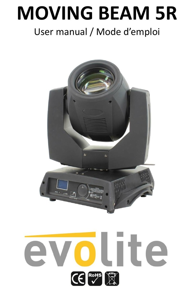Evo-lite MOVING BEAM 5R User manual