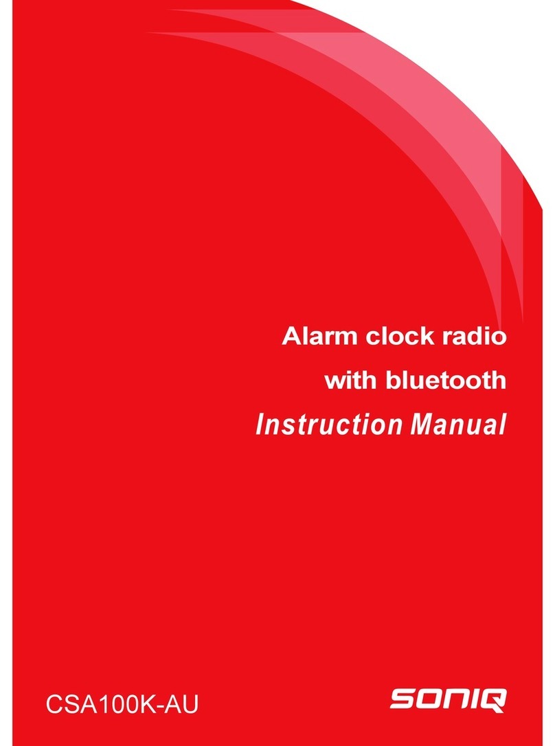 SONIQ CSA100K-AU instruction manual