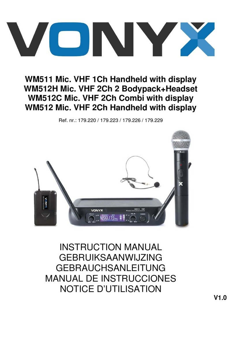 Vonyx WM511 instruction manual