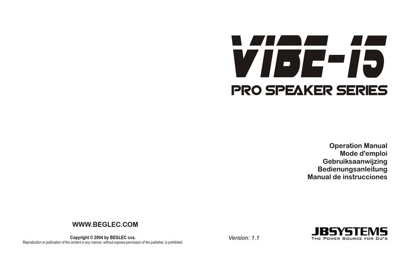 JB Systems VIbe-15 Operation manual