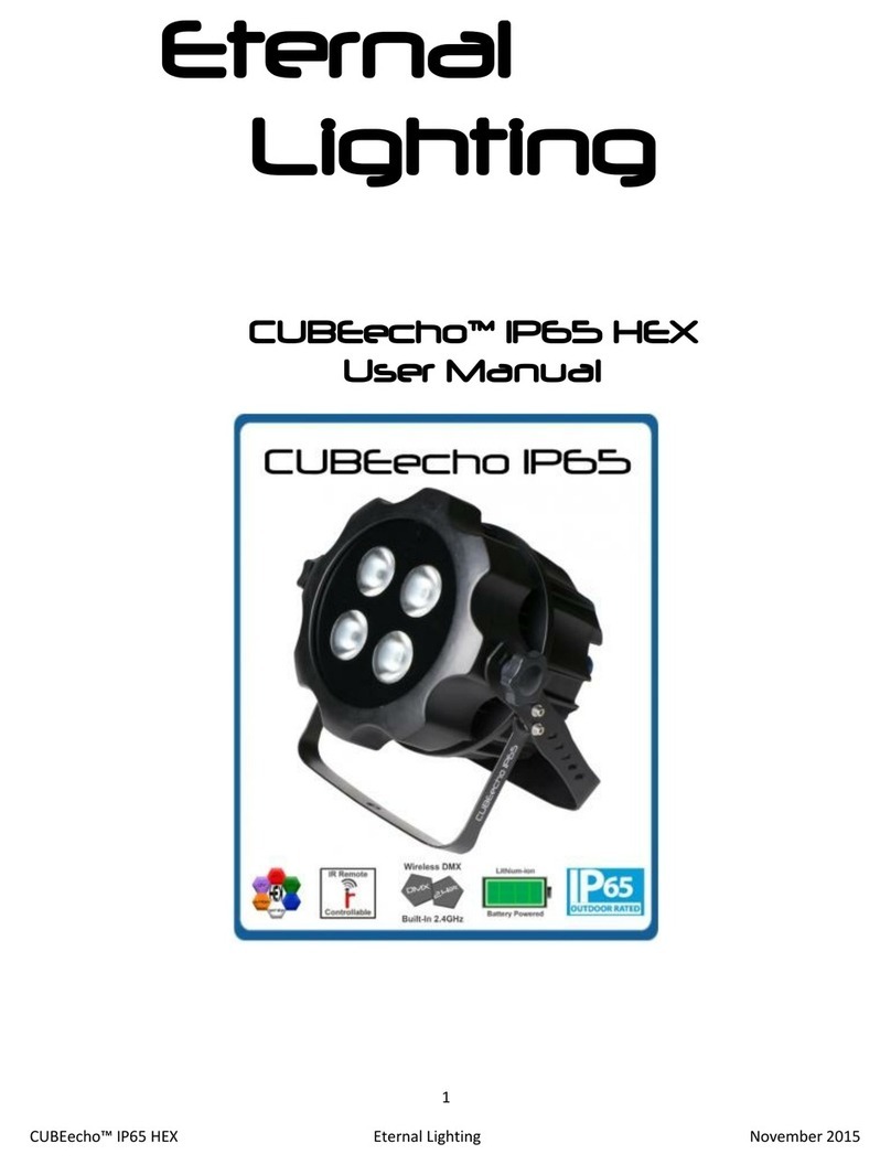 Eternal Lighting CUBEecho IP65 HEX User manual