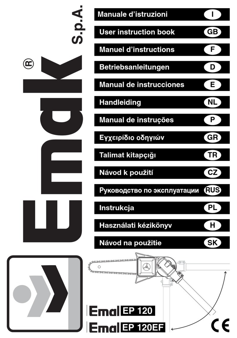 EMAK Emal EP 120 User instruction book