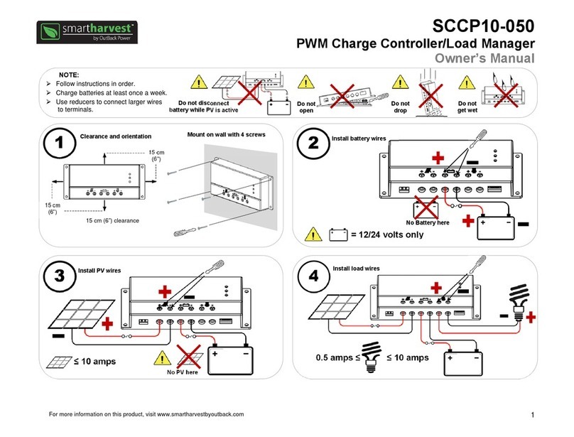 Smartharvest SCCP10-050 owner's manual