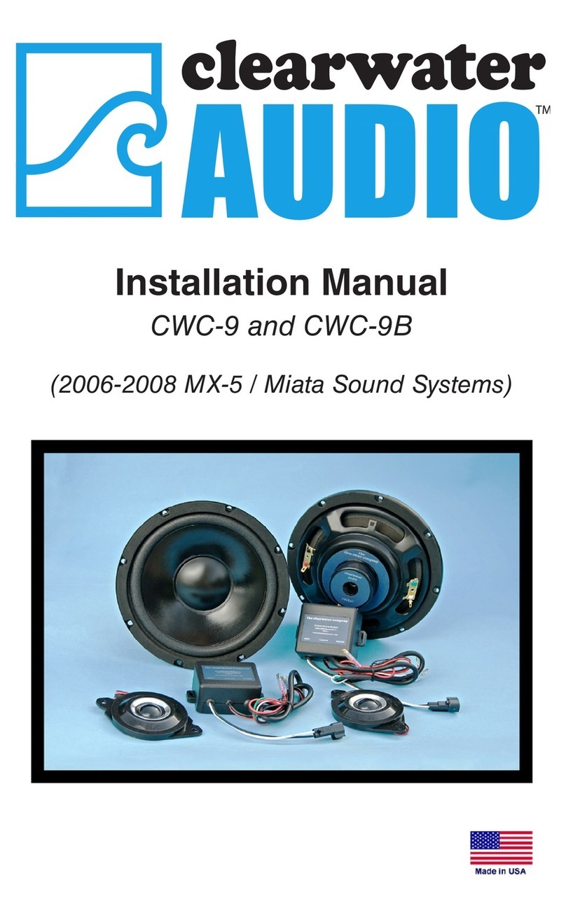Clear Water CWC-9 installation manual