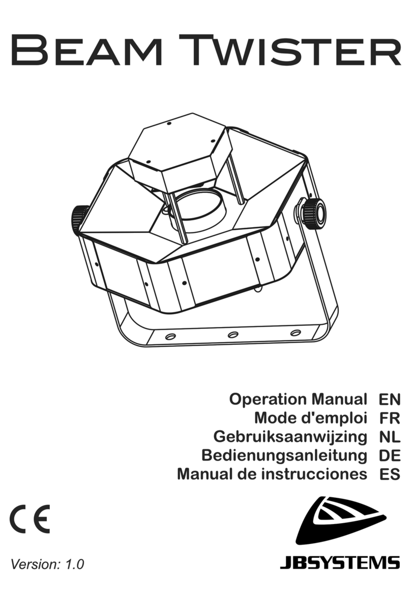 JB Systems Light Beam Twister Operation manual