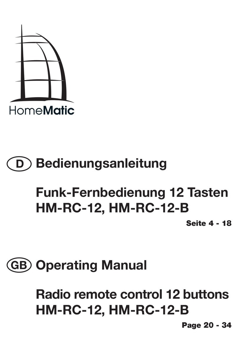 HomeMatic HM-RC-12 User manual