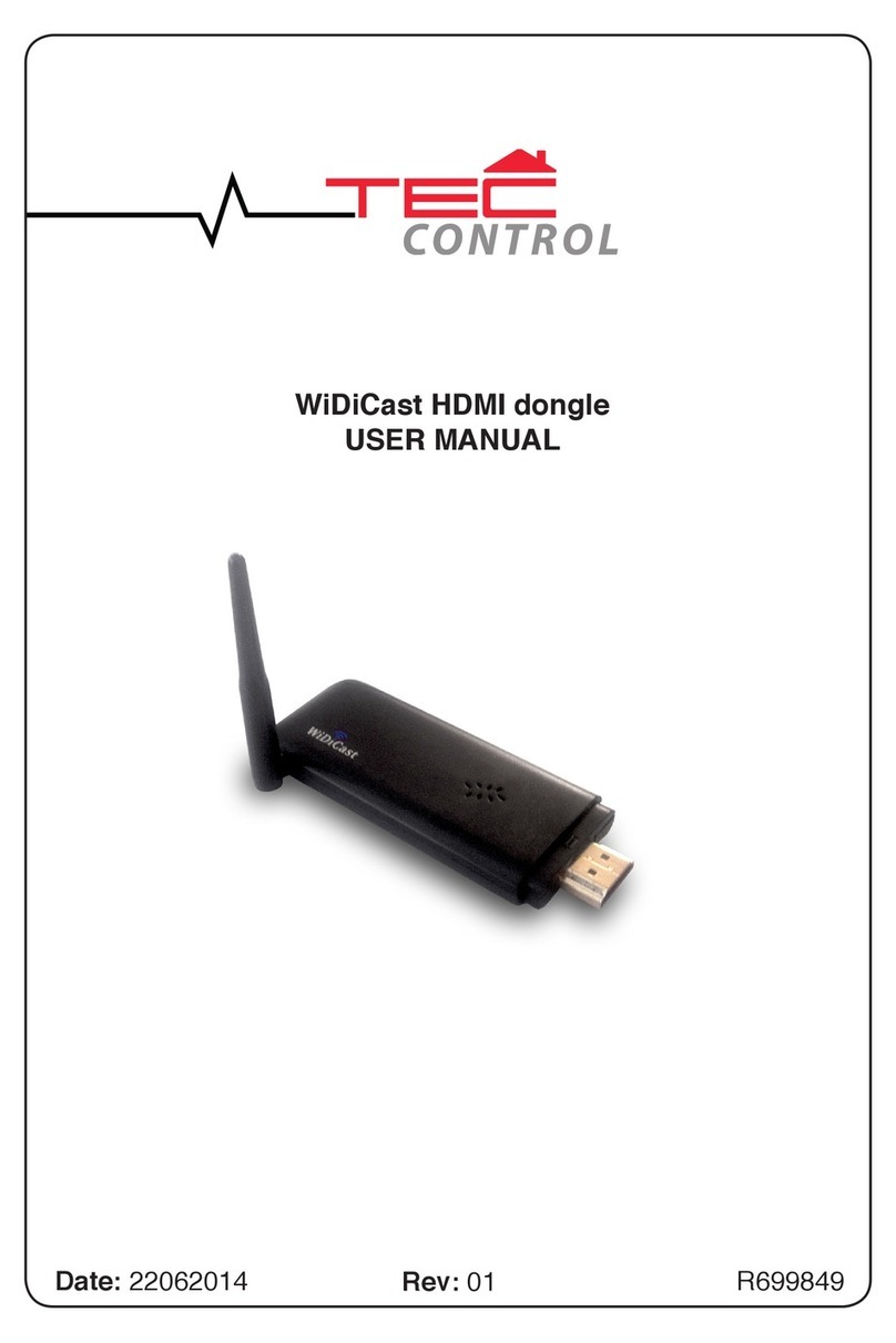 TEC Control WiDiCast user manual
