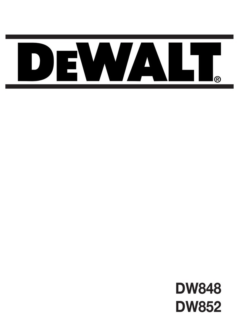 DeWalt DW848 manual