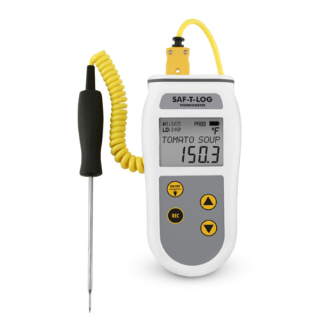 ThermoWorks Saf-T-Log User manual