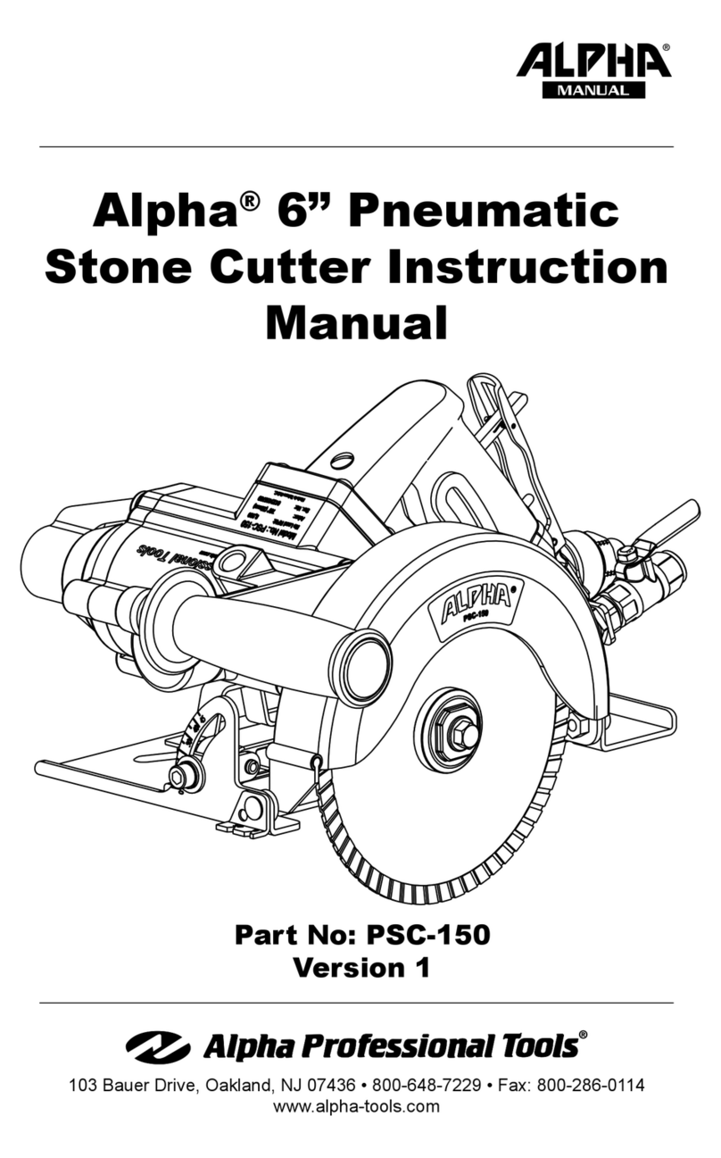 Alpha PSC-150 instruction manual