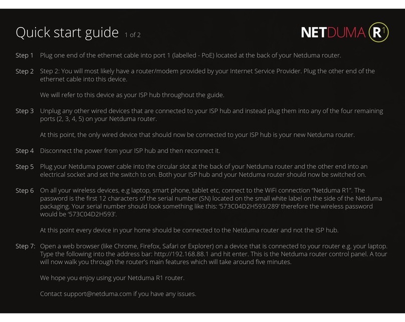 Netduma R1 quick start guide