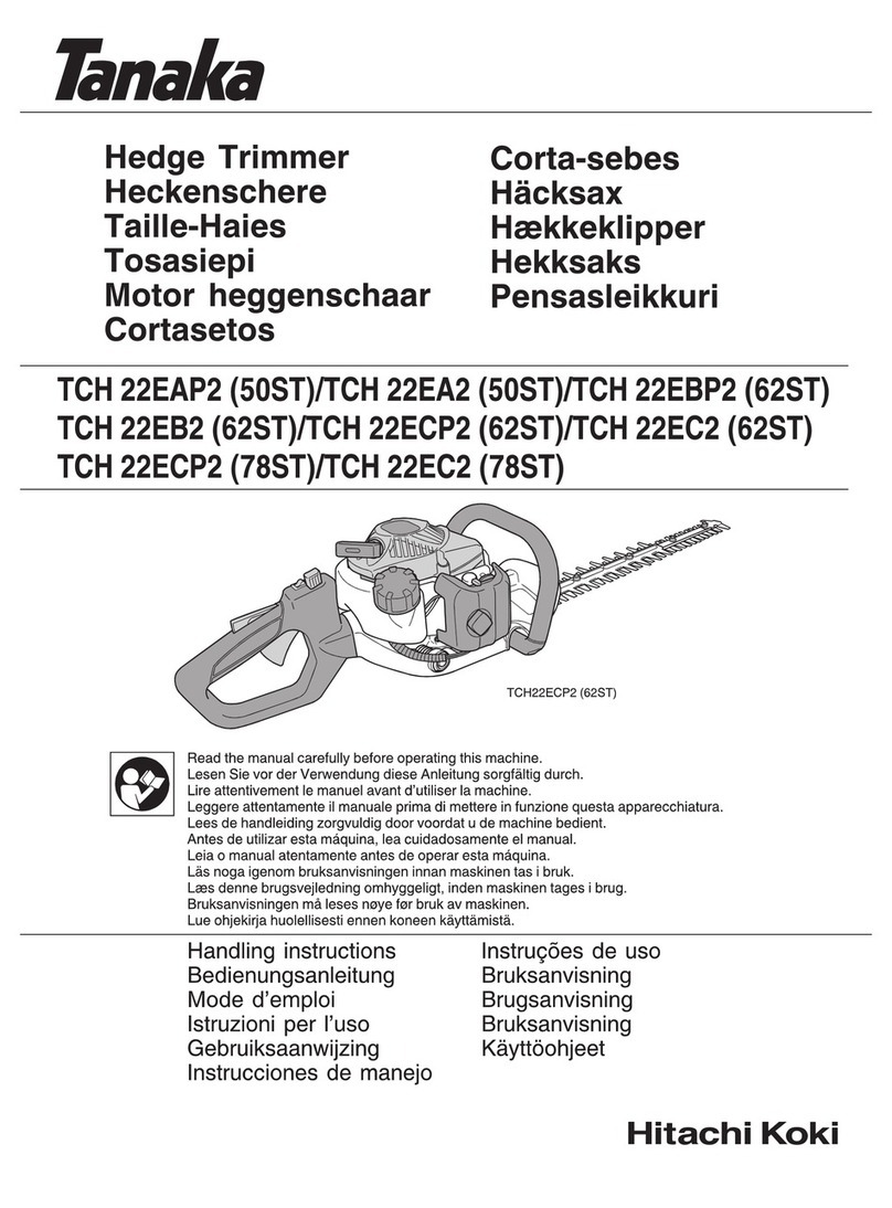 Tanaka TCH 22EAP2 User manual