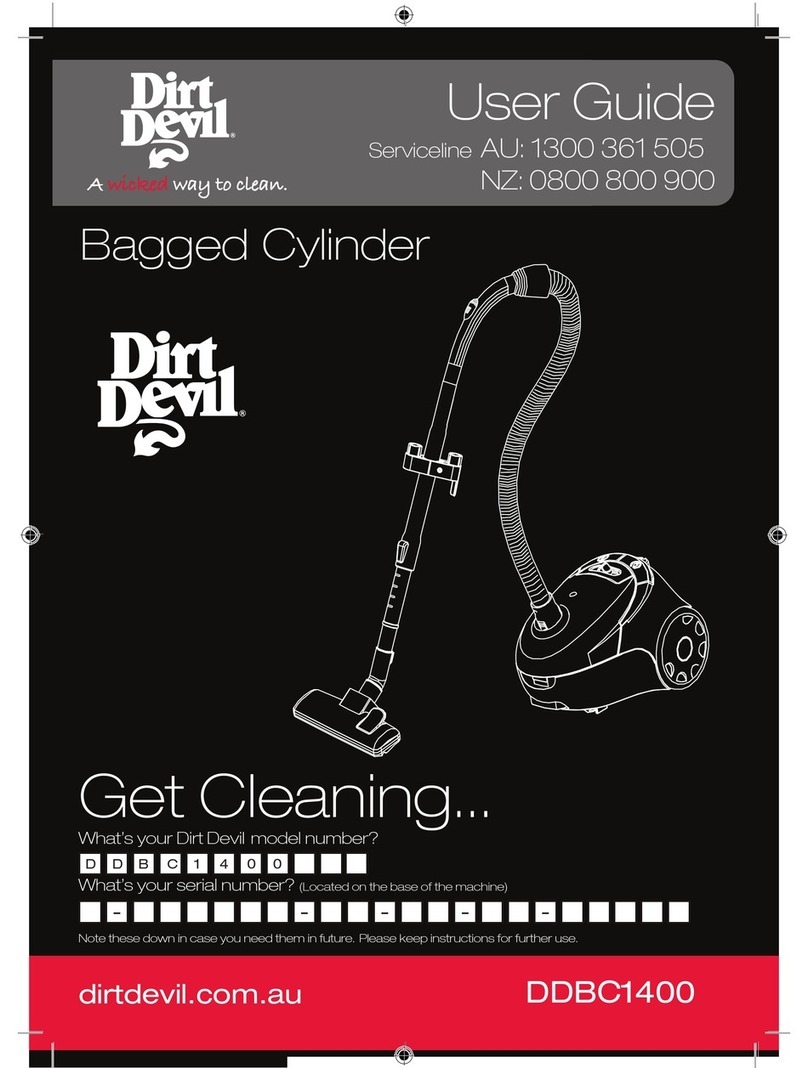 Dirt Devil DDBC1400 User manual