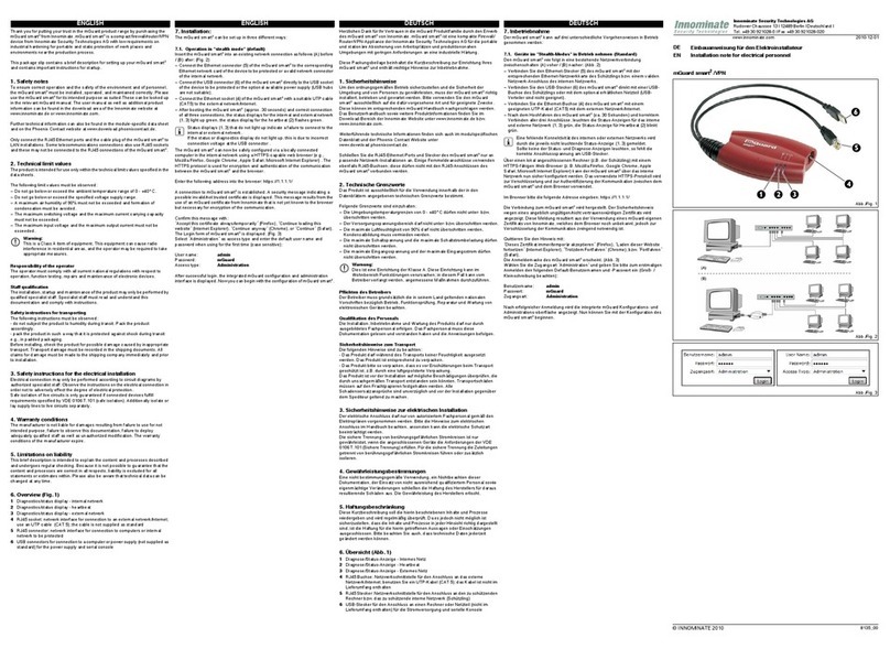 mGuard smart 2 Installation note