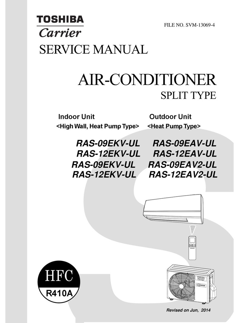 Toshiba RAS-09EKV-UL User manual