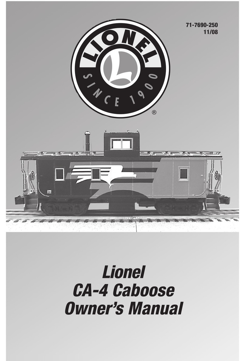 Lionel CA-4 Caboose User manual