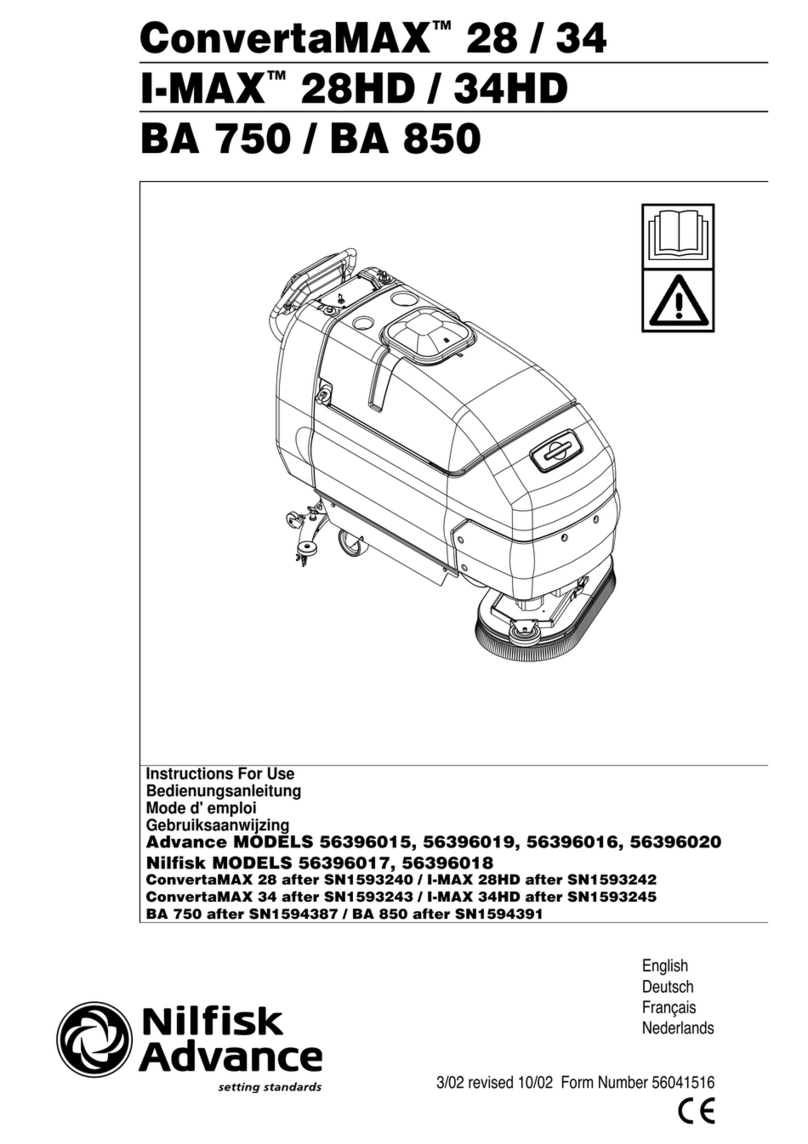 Nilfisk-Advance ConvertaMAX 28 User manual