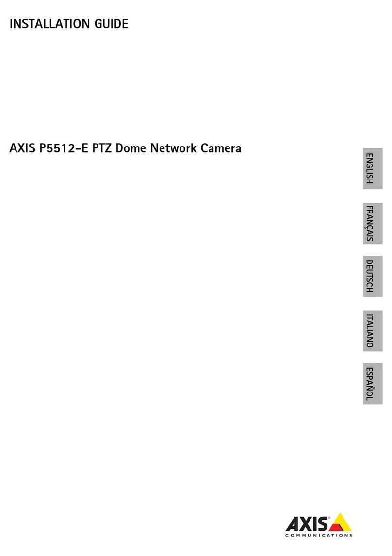 Axis P5512/-E PTZ User manual