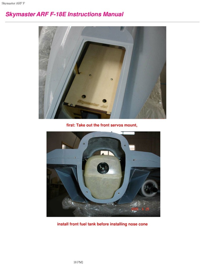 Sky Master ARF F-18E User manual
