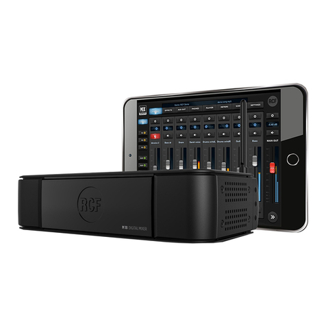 RCF M 18 User manual