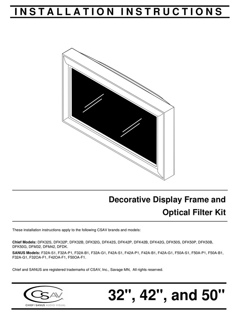 CSAV DFK32S installation instructions