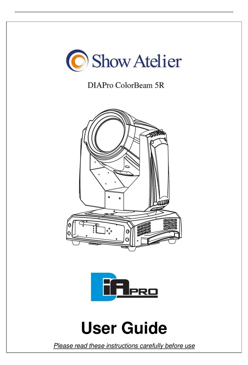 Show Atelier DIAPro ColorBeam 5R user guide
