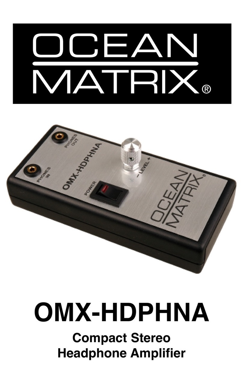 Ocean Matrix OMX-HDPHNA instruction manual