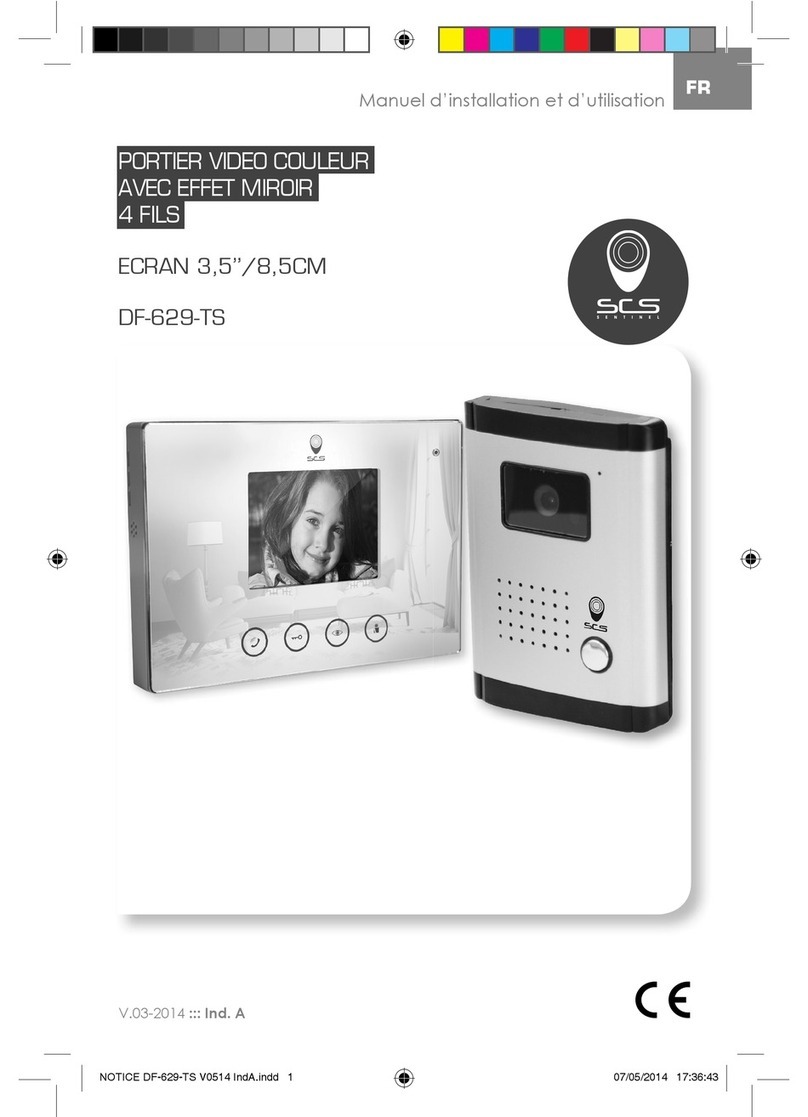 SCS DF-629-TS Installation and user manual