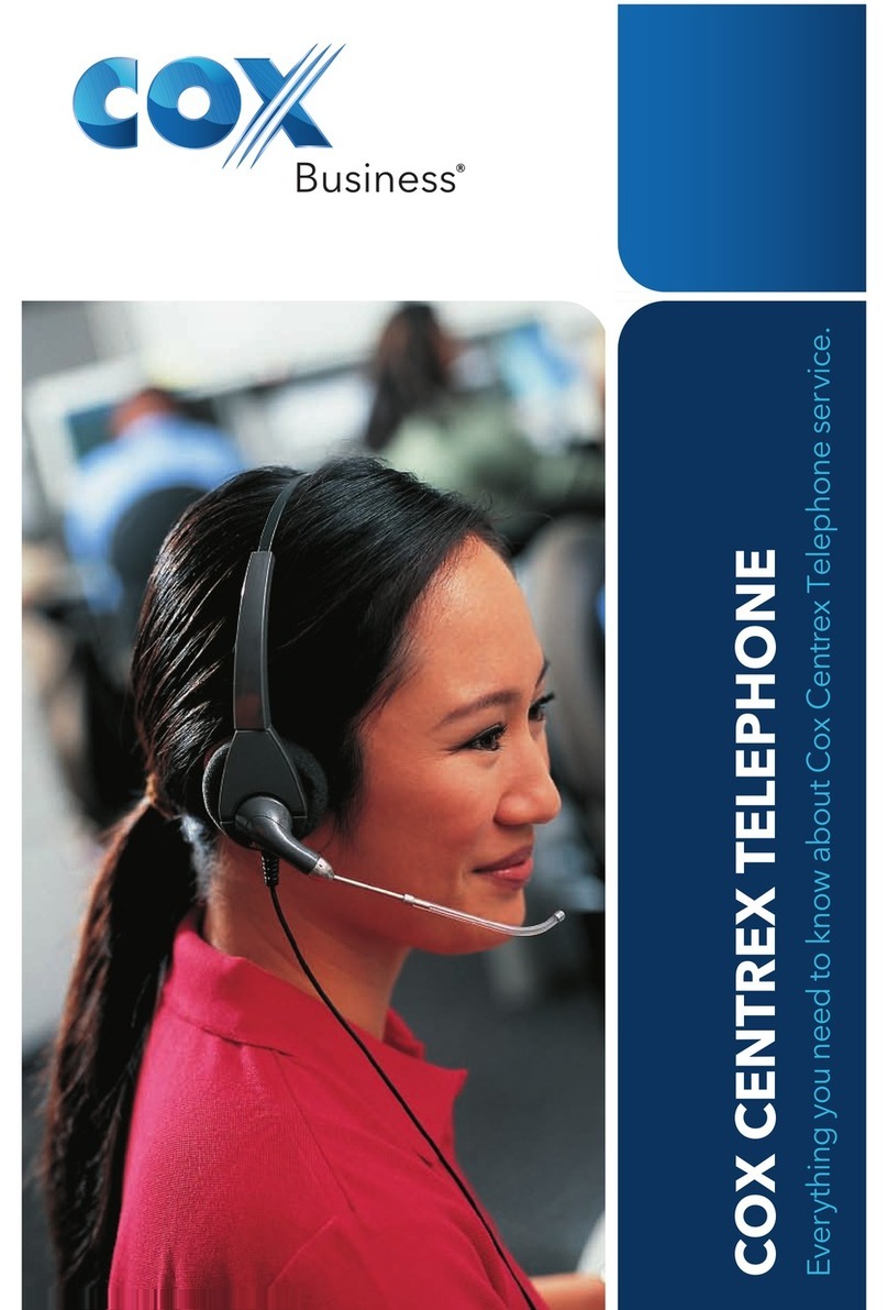 Cox Business Centrex manual