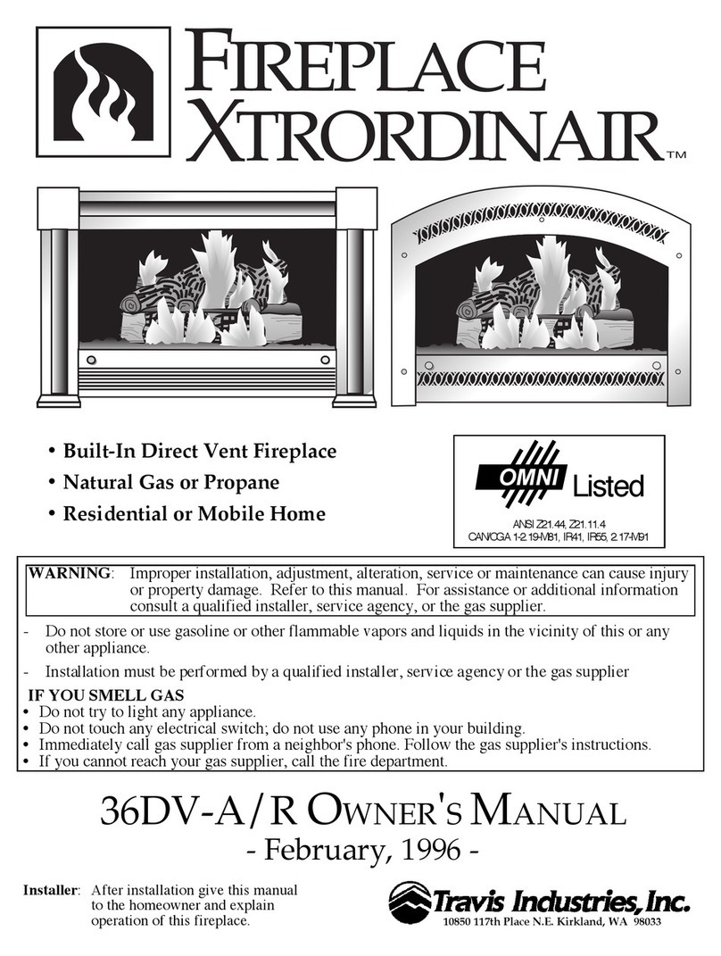 FireplaceXtrordinair 36DV-A/R owner's manual FireplaceXtrordinair 36DV-A/R owner's manual